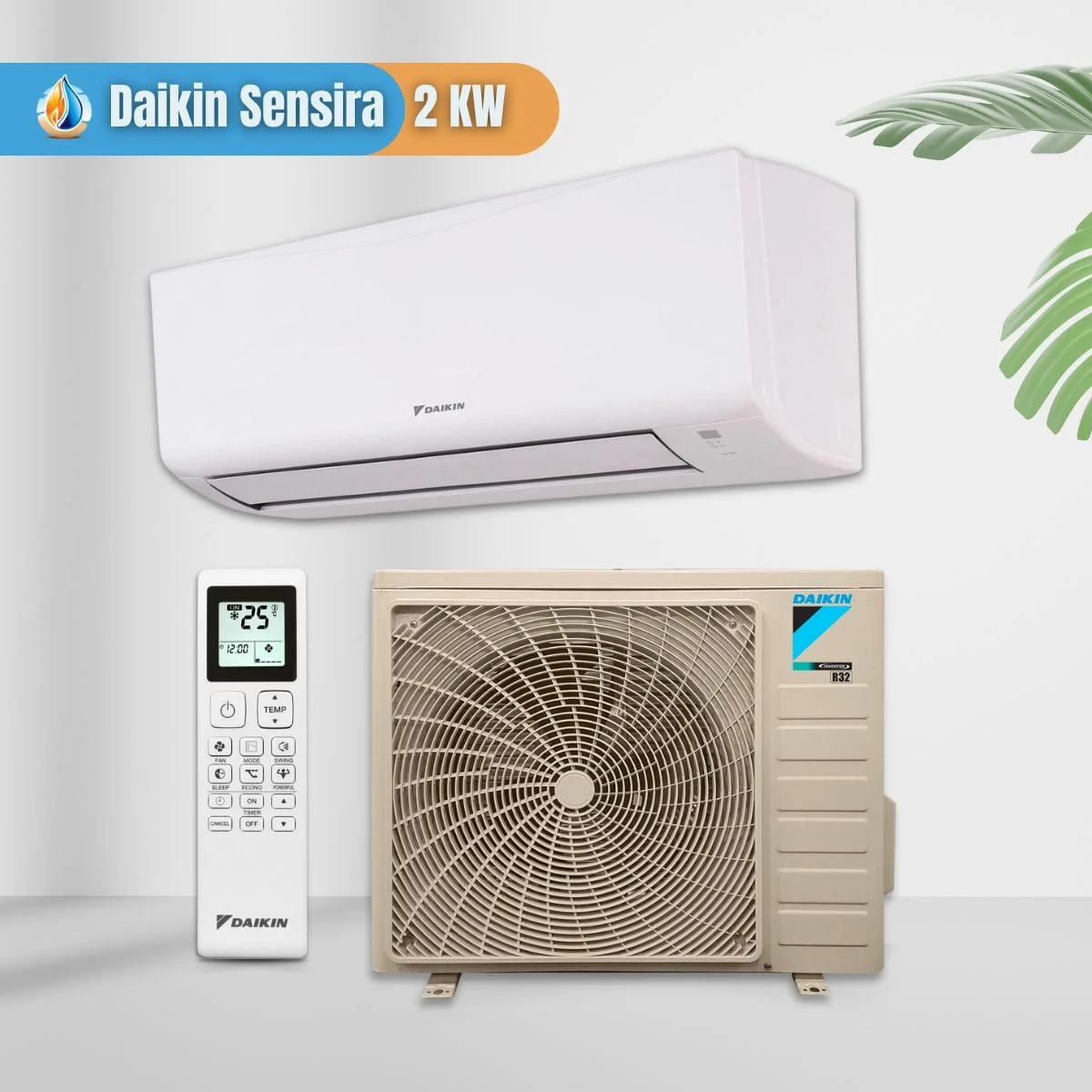 Daikin Sensira 2 KW Split Airco