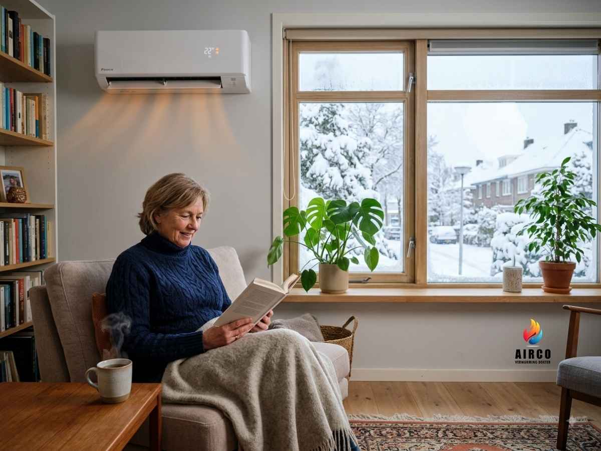 Daikin airco verwarmen