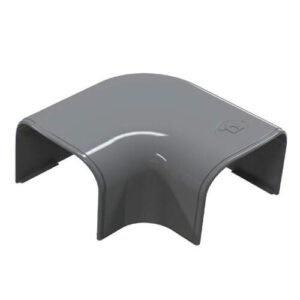 Tecnosystemi Optima CP75 Platte Bocht 90° Antraciet
