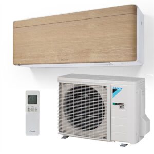 Daikin Stylish Licht Hout 5,0 kW Single Split Airco Set (FTXA50DP + RXA50B8)