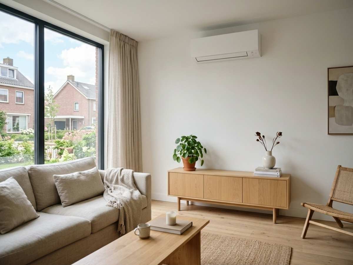 daikin airco stylish woonkamer